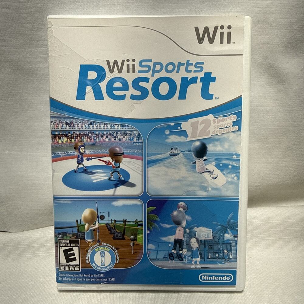 Wii Sports Resort (Nintendo Wii, 2009) w/ Manual and w/ Case - Picture 4 of 5